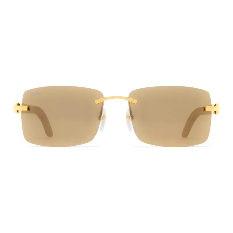 Cartier Rectangle Frame Sunglasses-0