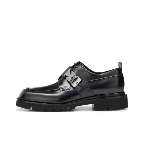 HUGO BOSS Dress Shoes Men Low-Top Black