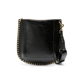 ISABEL MARANT Oskan Studded Leather Shoulder Bag