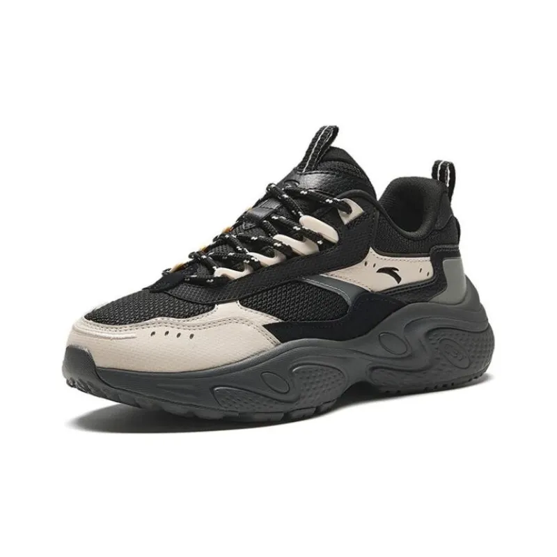 Anta Star Cushioning Breathable Low Top Chunky Sneakers Women's Granite Gray-1