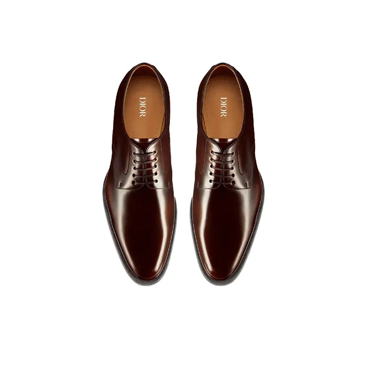 DIOR Dior Timeless Dress Shoes Men's Dark Brown-3