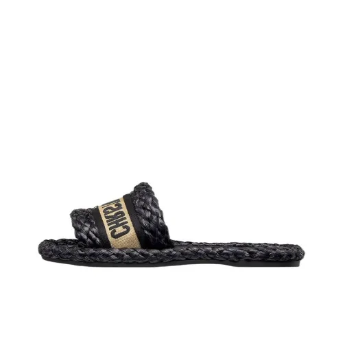 DIOR Dway Slide Slippers Women's Black