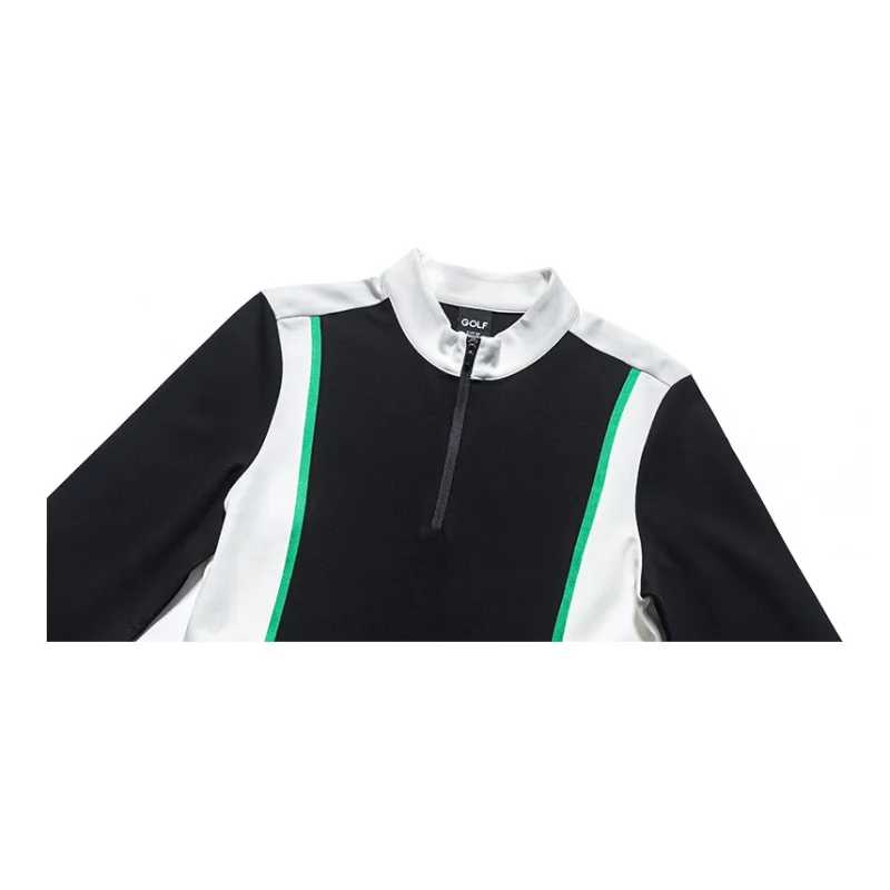 GOLF Long Sleeved Dresses Women's Black-4