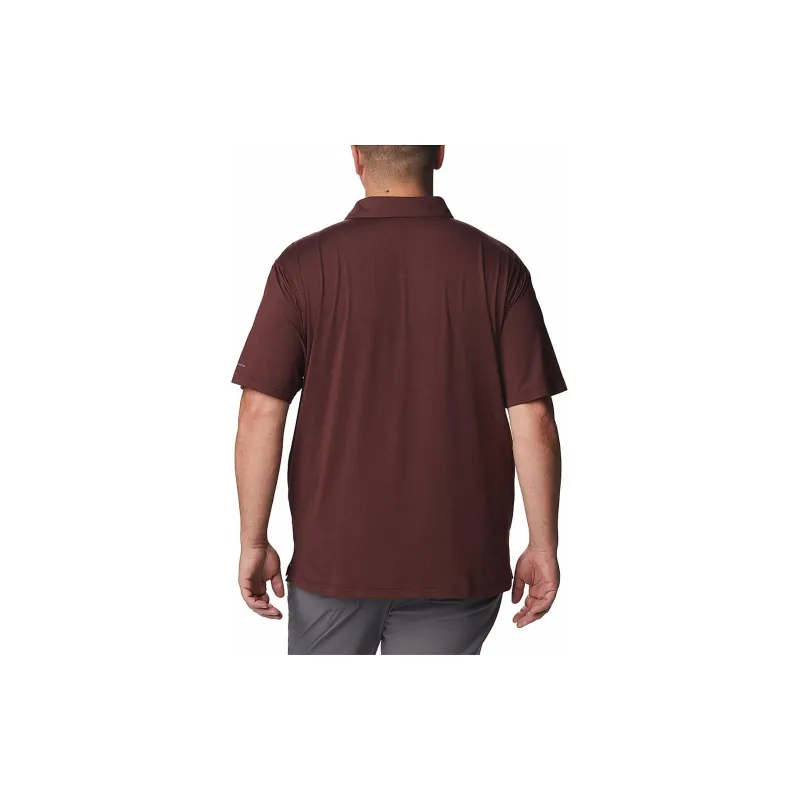 Columbia Tech Polo Shirts Men Coffee-1
