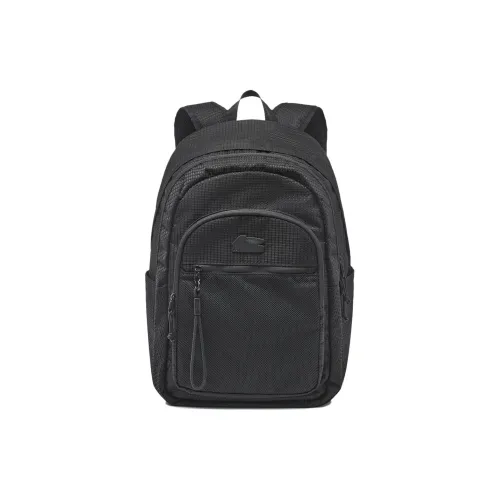 LiNing Sports Life Collection Polyester Backpack Unisex Black
