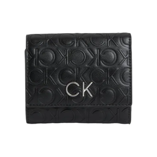 CK/Calvin Klein Artificial Leather Wallet Women's Black