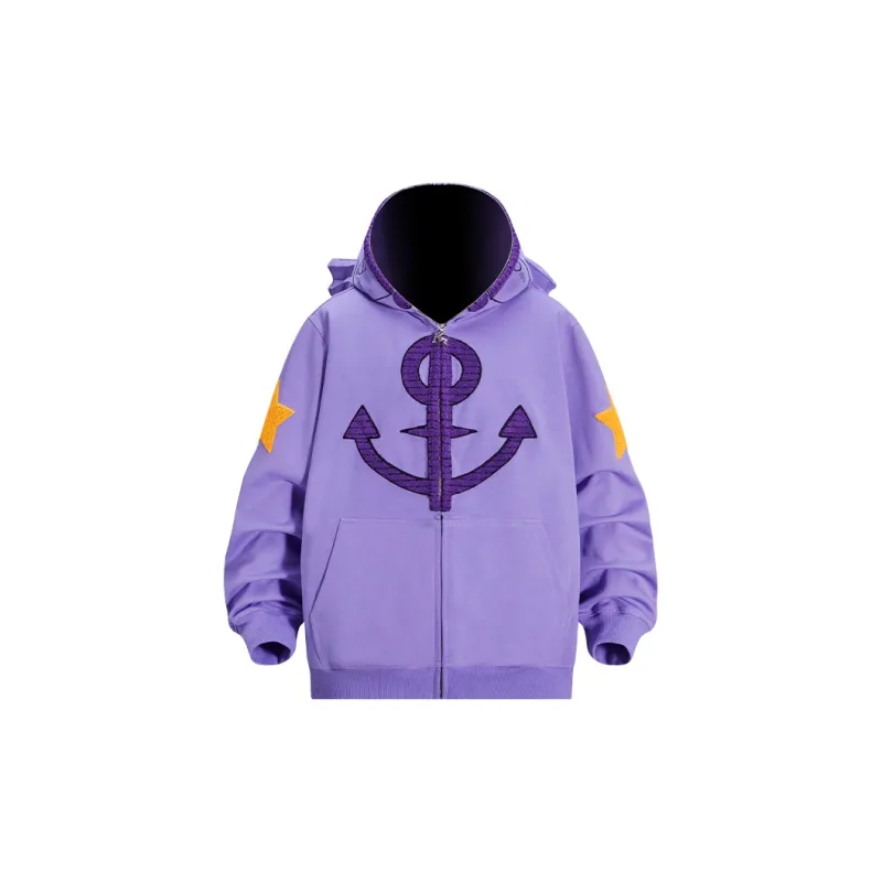 KAKAZZY Sweatshirts Unisex Purple-3