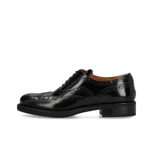 MIU MIU X Church's Leather Brogue Shoes