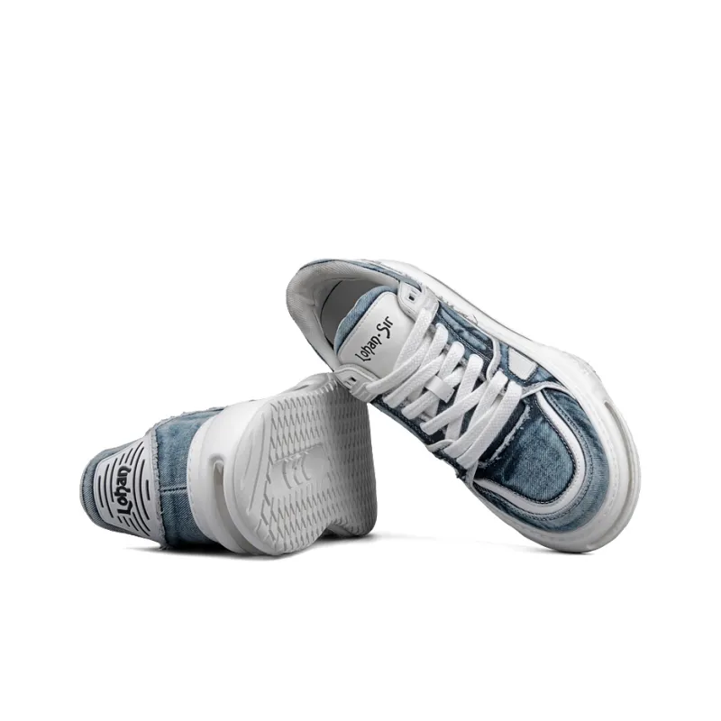 LOHAN·SIR Cushioning Anti-Slip Wear-Resistant Breathable Lightweight Height Increasing Low-Top Casual Shoes Men's-11