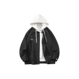 Black (Comes with White Hoodie)