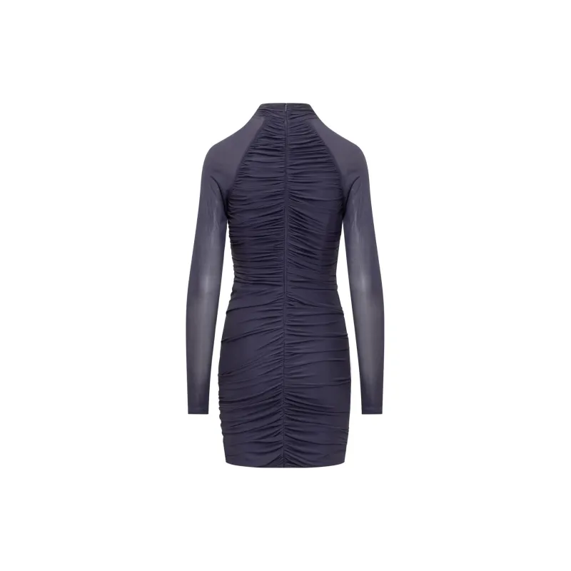 Ferragamo Long-Sleeved Dresses Women's Blue-1
