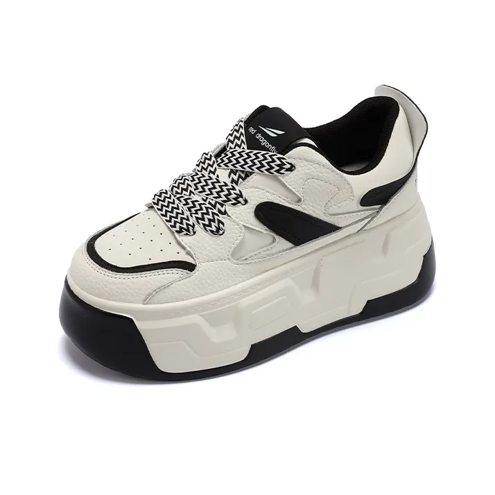 RED DRAGONFLY Height Increasing Low-Top Skateboard Shoes 6.5cm Women's-6