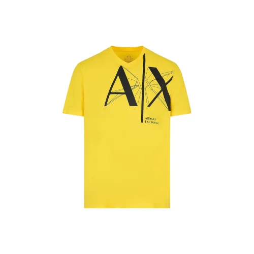 ARMANI EXCHANGE T-Shirts Men Yellow