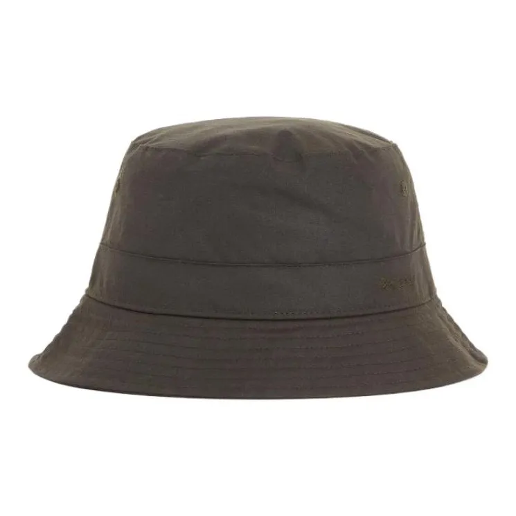 BARBOUR Belsay Logo Embroidered Bucket Hat-1