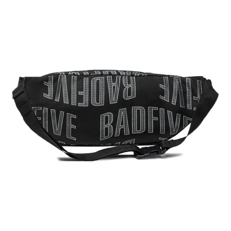 LiNing Polyester One Shoulder Crossbody Sling Bags Regular Unisex Black Jacquard-3