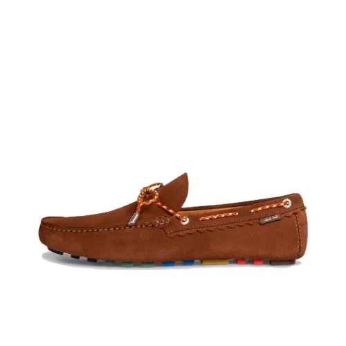 PS Paul Smith Tie-fastening Suede Mocassins