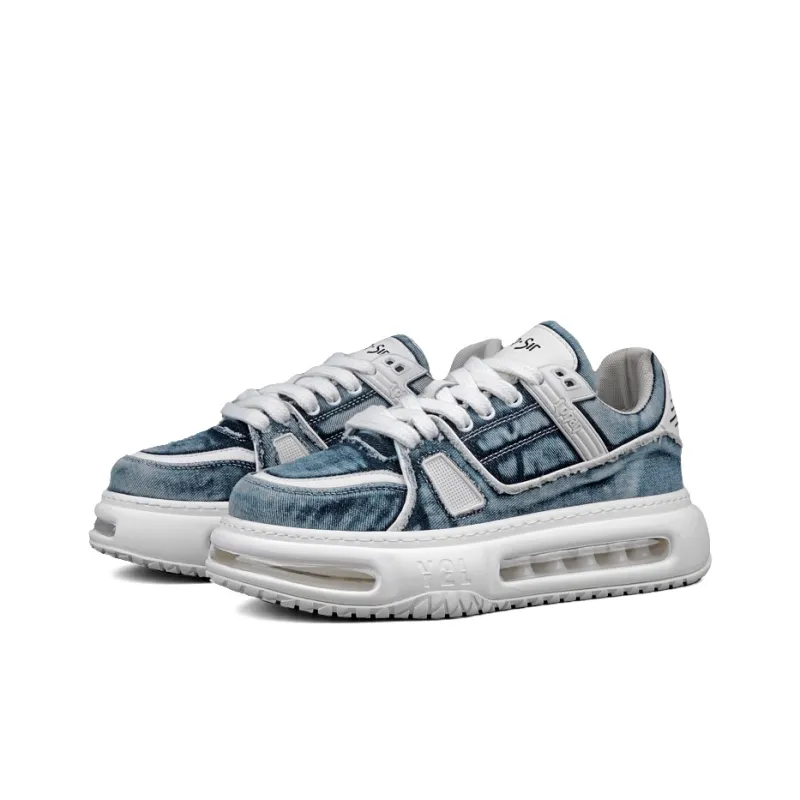 LOHAN·SIR Cushioning Anti-Slip Wear-Resistant Breathable Lightweight Height Increasing Low-Top Casual Shoes Men's-7