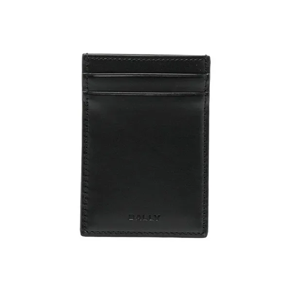 BALLY Logo-plaque Leather Cardholder-0