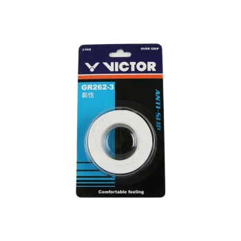 VICTOR Badminton Grip Tape White Polyurethane Thin