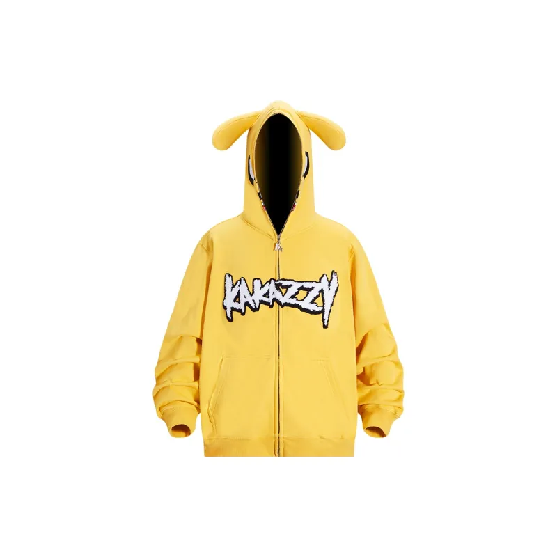KAKAZZY Sweatshirts Unisex Yellow-1