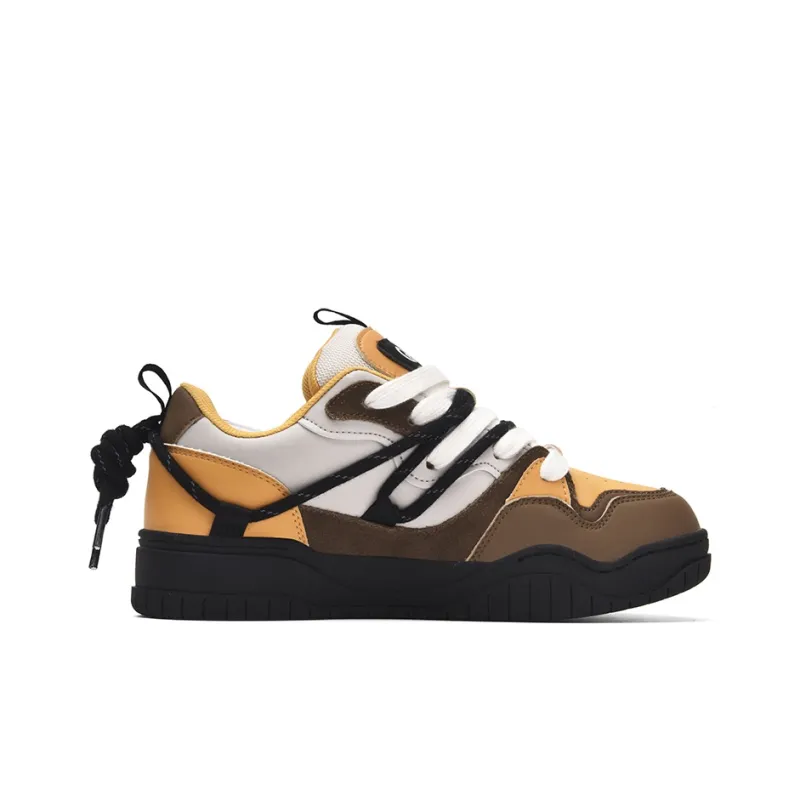 Q AND Anti Slip Wear Resistant Low Top Skateboard Shoes Unisex-1