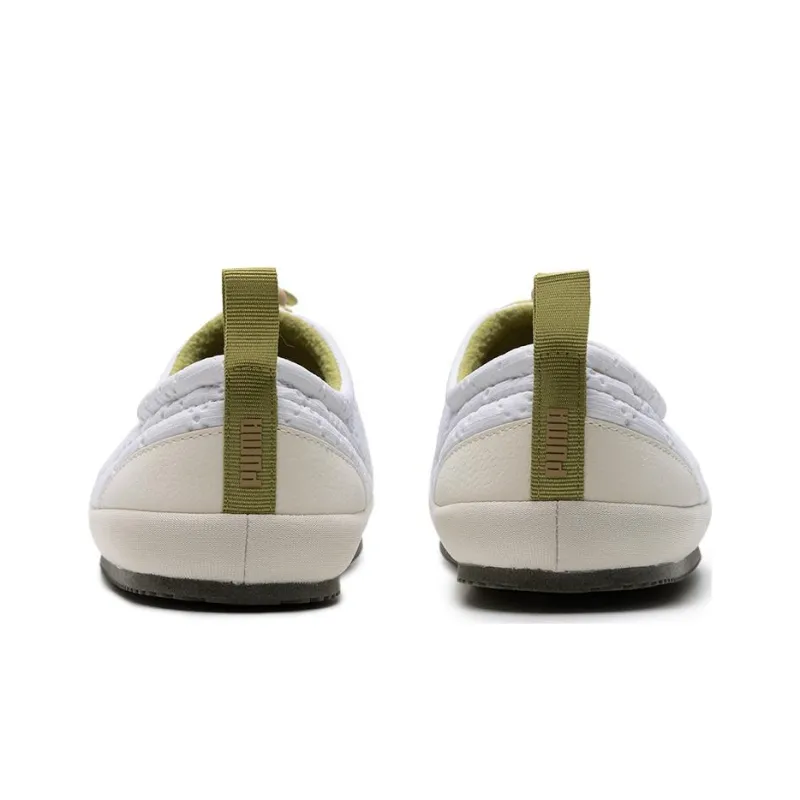 PUMA Tuff Padded Plus Slippers 'White Green'-3