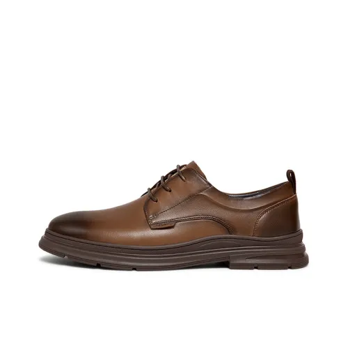 CAMEL Dress Shoes Men Low-Top