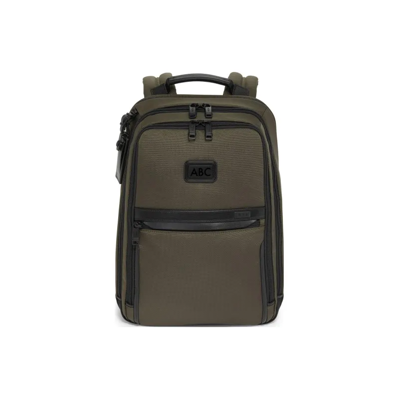 TUMI Elastic Nylon Backpack Large Size Men's Olive Green-0