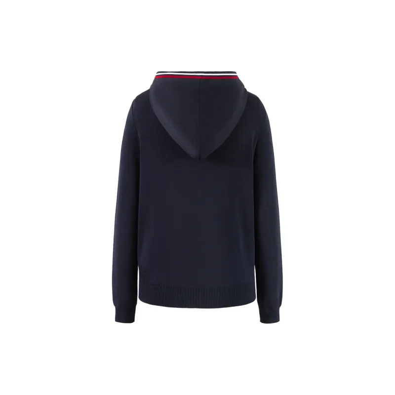 JZ Juzui Knitwear Women's Floral Dark Blue-1