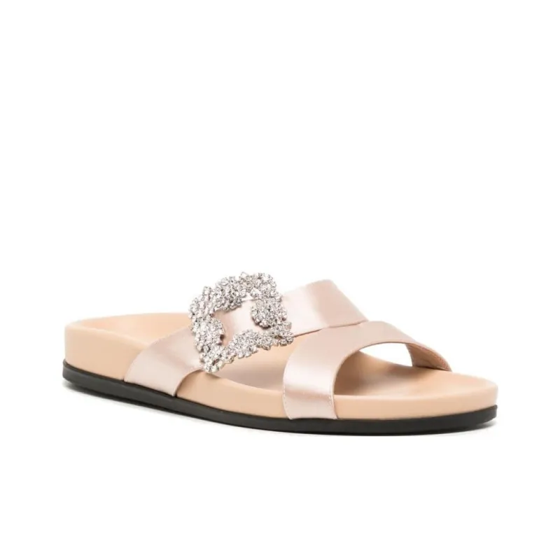 MANOLO BLAHNIK Chilanghi Crystal-embellished Sandals-2