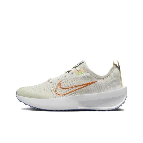 nike Sneakers Interact Run Light Bone Sail Ice Peach Bright Mandarin Women's