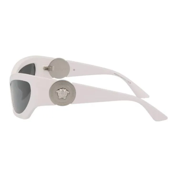 VERSACE Acetate Cat Eye Sunglasses Women's White-2