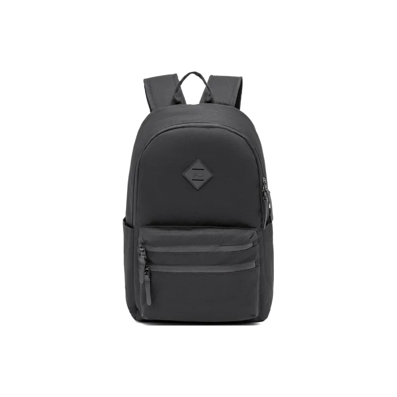 LiNing Fitness Series Polyester Backpack Regular Unisex Black-0