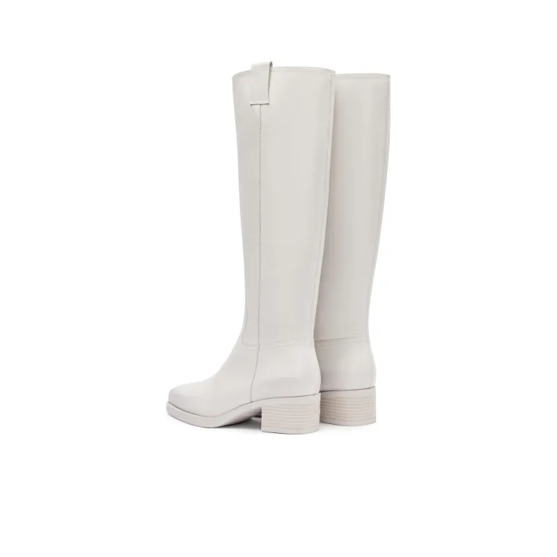 Staccato Wandering Polka Knee high Boots 4.5cm Women's-9