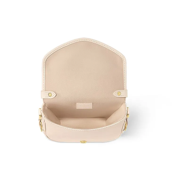 LOUIS VUITTON Saumur Epi Grained Cow Leather Handbag Shoulder Bag Crossbody Bag Small Size Women's Beige-3