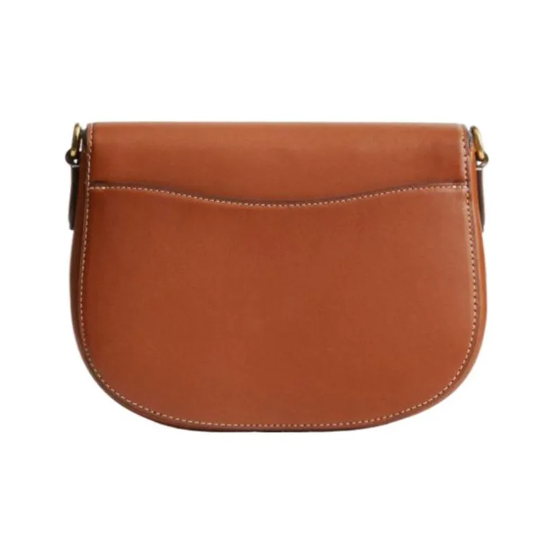 COACH Harley Cow Leather Shoulder Bag Crossbody Bag Small Size Unisex Amber-2