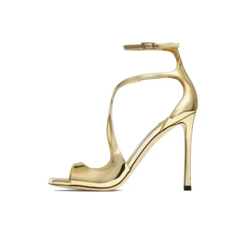Jimmy Choo Azia 110mm Metallic Sandals