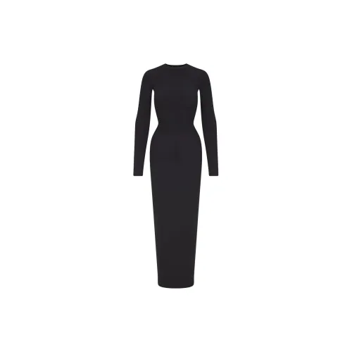 Skims Long-Sleeved Dresses Women's Onyx