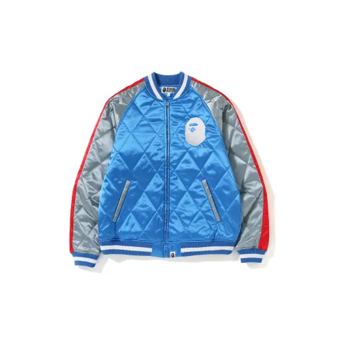 A BATHING APE Puffer Jackets Women's Blue