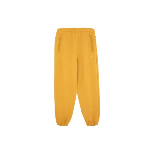 PUMA Knitted Sweatpants Unisex Earth Yellow