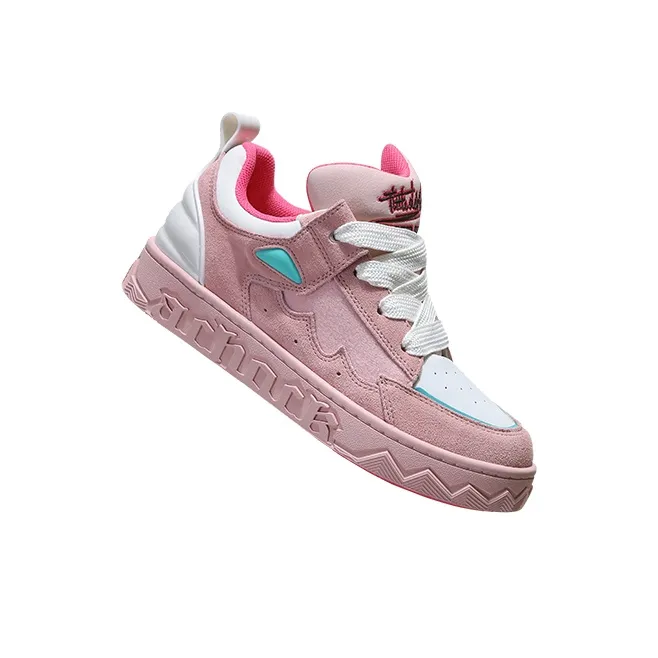 A Chock Dopamine Dressing Collection Low Top Skateboard Shoes Unisex Spring Blossom Pink-1