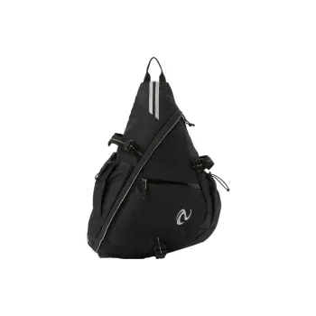 NERDY Nylon Shoulder Bag, Crossbody Bag Regular Unisex Black