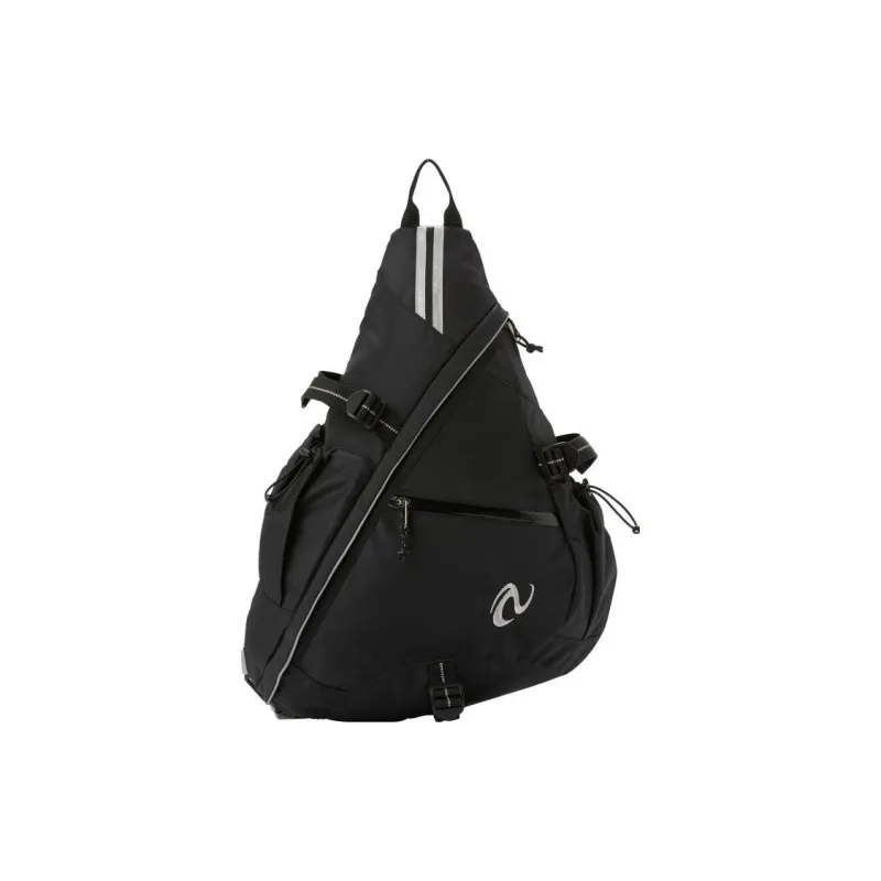 NERDY Nylon Shoulder Bag, Crossbody Bag Regular Unisex Black-0