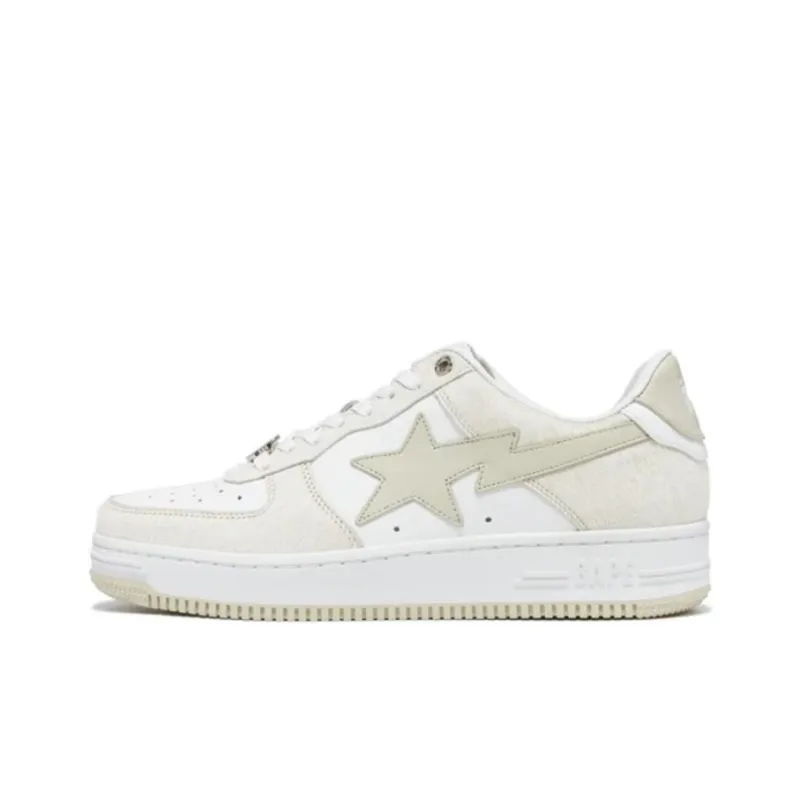A BATHING APE STA Low Top Skateboard Shoes Men's Umber-0
