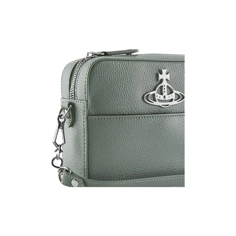 Vivienne Westwood Polyester Shoulder Bag, Crossbody Bag Regular Women's Light Green-4
