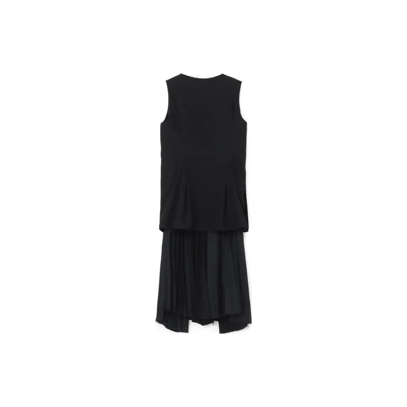 Yohji Yamamoto Sleeveless Dresses Women's Black-1