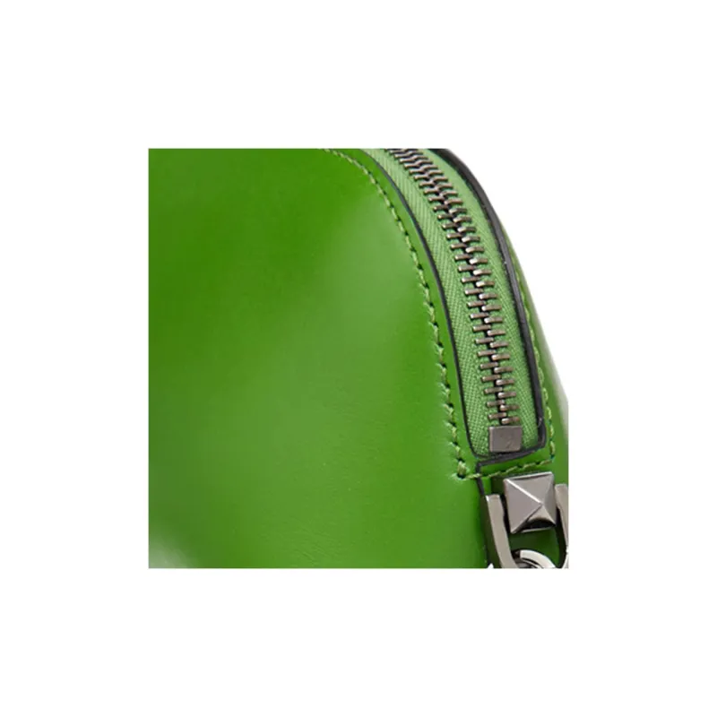 Valentino ROCKSTUD Calfskin Clutch Regular Men's Green-6