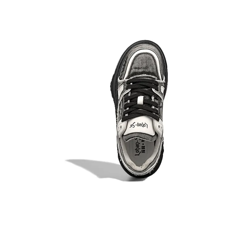LOHAN·SIR Cushioning Anti-Slip Wear-Resistant Breathable Lightweight Height Increasing Low-Top Casual Shoes Men's-2