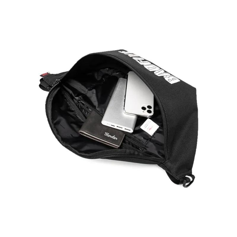 LiNing Polyester One Shoulder Crossbody Sling Bags Unisex Black-3