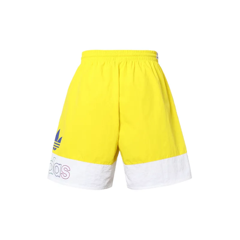 Adidas Originals Sports Shorts Men Yellow-2